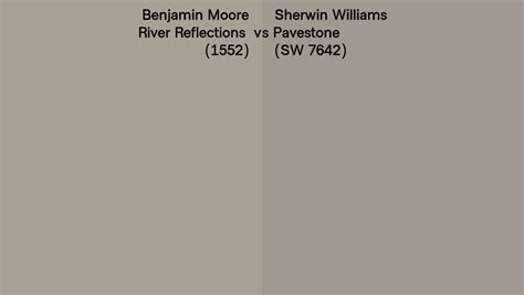 Benjamin Moore River Reflections 1552 Vs Sherwin Williams Pavestone