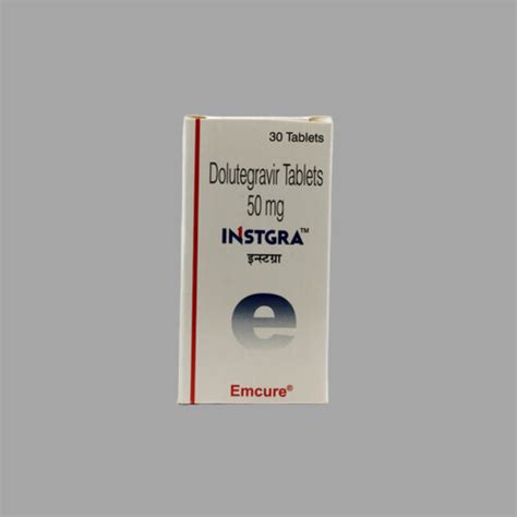 Dolutegravir Mg Instgra Tablets Tabs Treatment Hiv