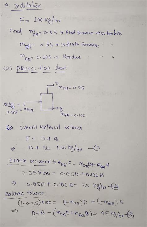 Solved A Liquid Mixture Of Benzene And Toluene Contains 55 0 Benzene