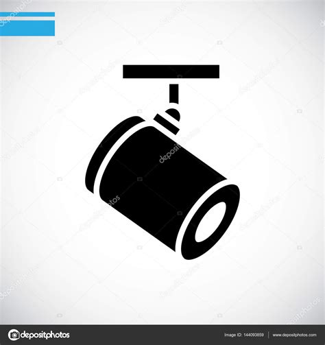 Spotlight Icon Flat — Stock Vector © Mrwebicon 144093859