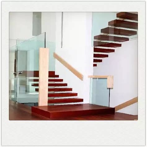 Modern Stair Floating Timber Stair L Shape Straight Staircase China