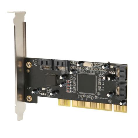 TMISHION Carte PCI SATA 4 Ports Carte PCI Vers 4 Ports SATA 4 Canaux