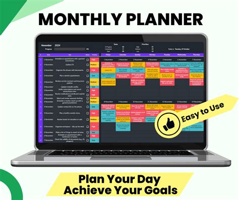Monthly Planner Organize Your Month In Minutes