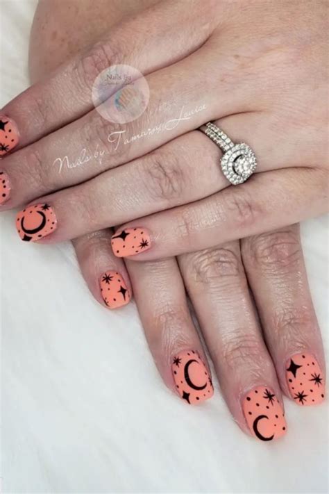 35 Fantastic Moon Nails And Star Nails Designs That Are So Cute