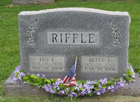 Betty Lee Skip Creeger Riffle Find A Grave Memorial