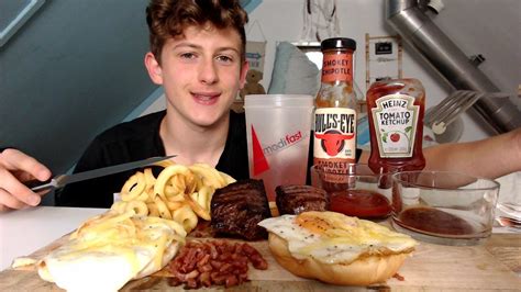 American Mukbang Aka Roadside Steak🤤 Youtube