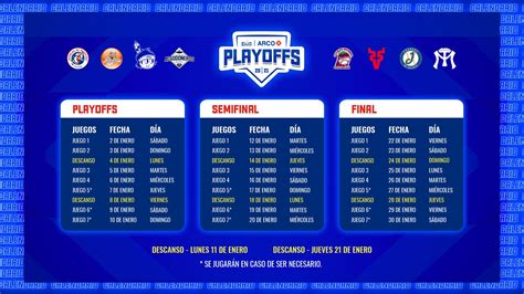 La Liga Arco Mexicana Del Pac Fico Anuncia El Calendario Oficial Para