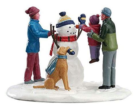 Lemax Her First Snowman Ihr Erster Schneemann Polyresin Figuren