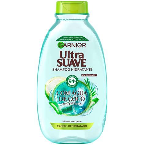 Champô Ultra Suave Água De Coco E Aloe Vera Garnier Emb 250 Ml
