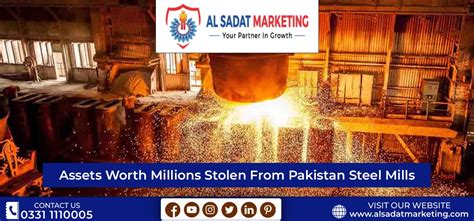 Assets Worth Millions Stolen From Pakistan Steel Mills