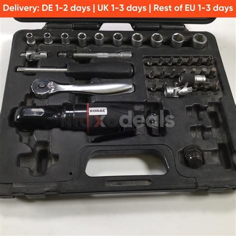 Rodac RC582 Tool Box ratchet spanner Kit Ratschenschlüssel New NFP eBay