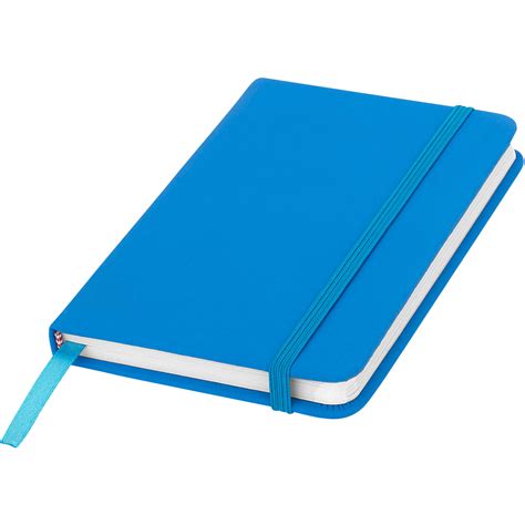 Klassisches Hardcover Notizbuch A Liniert Hellblau Pvc