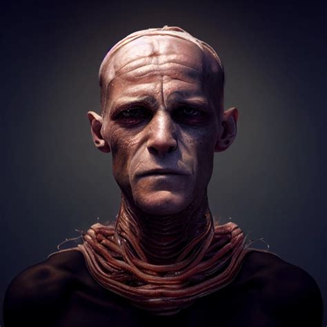 Photorealistic Human Made Of Worms Atmospheric Midjourney