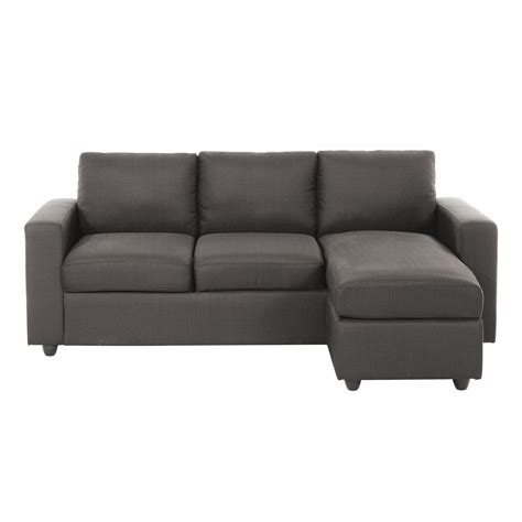 Canapé Dangle 3 Places En Tissu Gris Jules 299 99€ Corner Sofa For