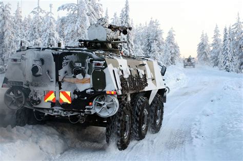 Military Armament Sisu XA 180 PASI Armoured Personnel Carriers Of