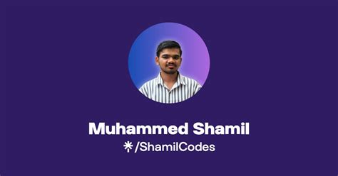 Muhammed Shamil Instagram Linktree