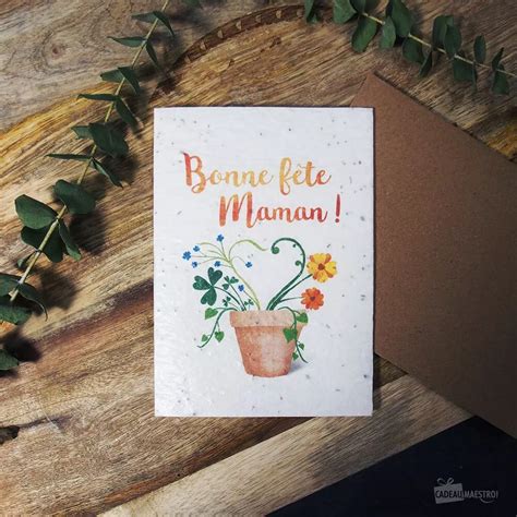 Carte Planter Bonne F Te Maman Cadomaestro