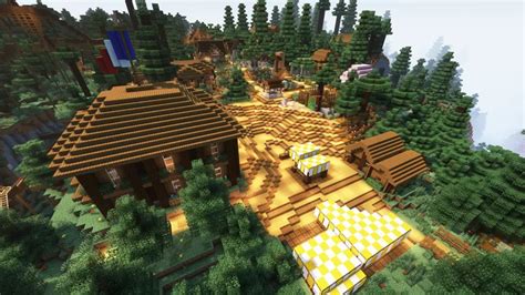 [Map Build] Small Village Taiga Revisited [1.20.1] Minecraft Map