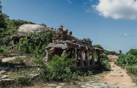 The Ruins of Vijayanagara are the Former Capital of the Vijayanagara Empire. India. Stock Photo ...