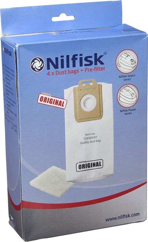 Nilfisk Power Series Dust Bags And Filter Pack Pack Of