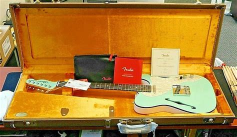 fender  tone telecaster thinline fsr  edition  case reverb