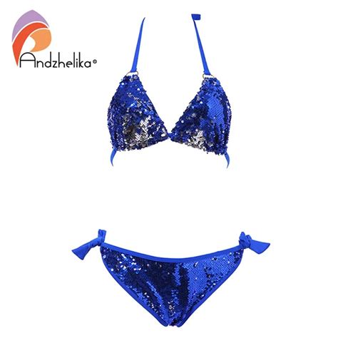 Aliexpress Buy Andzhelika Bikini Women Sexy Double Sided Color