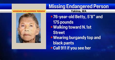 Update Missing Yakima Woman Found Safe News