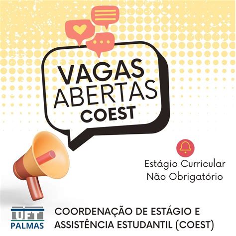 Coordenação de Estágio e Assistência Estudantil abre inscrições para