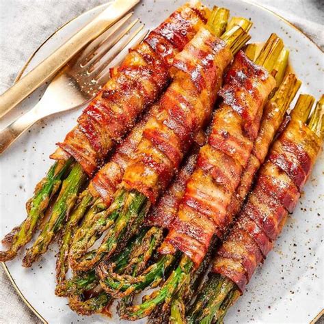 Bacon Wrapped Asparagus Baked Grilled Or Air Fryer The Big Mans