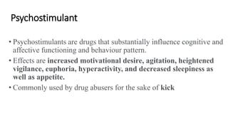 Psychostimulants | PPT | Free Download