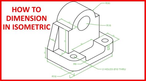 HOW TO DIMENSION IN ISOMETRIC IN AUTOCAD YouTube