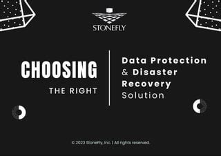 Data Protection And Disaster Recovery Solutions Ensuring Business