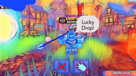 Dungeon Quest Lucky Drop From My Alt And Main 1 Roblox Youtube