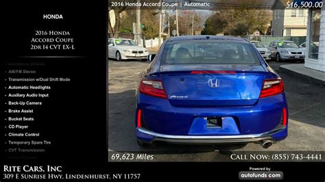 Used Honda Accord Coupe Rite Cars Inc Lindenhurst Ny Sold