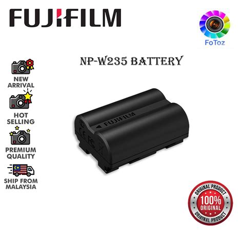 Fujifilm Np W Lithium Ion Battery V Mah Shopee Malaysia