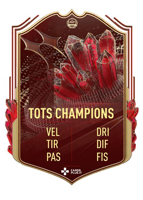 Fifa 23 Ultimate Team Tots Fut Champions Card Gigante Personalizzata