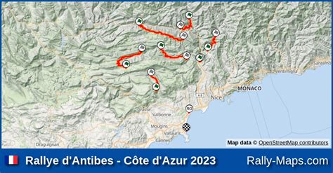 Mapy Zaplanuj Rallye d Antibes Côte d Azur 2023 CFR RajdTrasa pl