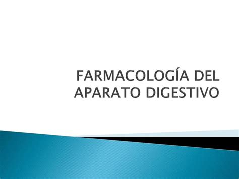 Farmacolog A Del Aparato Digestivo Enfermer A Udocz