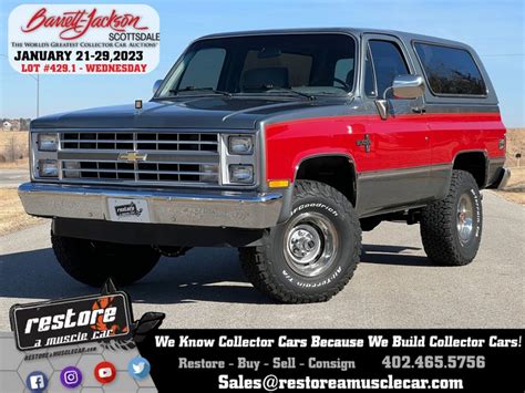 1986 Chevrolet Blazer K5 Restore A Muscle Car™ Llc