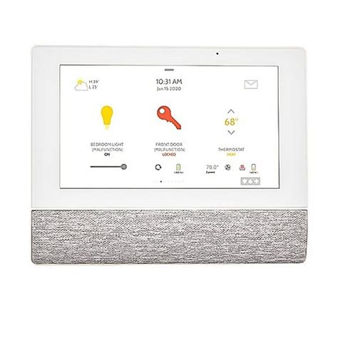 Qolsys Iq Hub Wireless Touchscreen Alarm Control Panel For 2gig And Honeywell 345 Mhz Sensors With