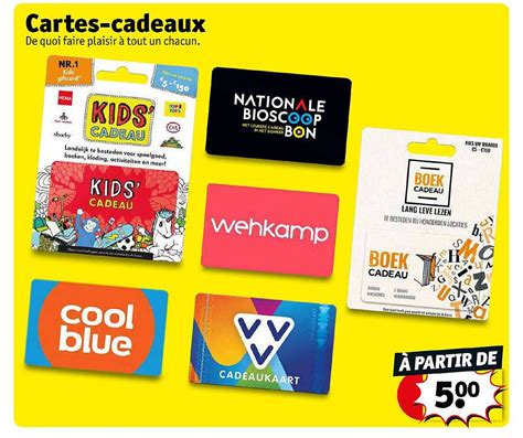 Promo Cartes Cadeaux Chez Kruidvat ICatalogue Fr