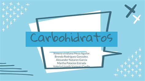 Carbohidratos F Tima Mart Nez Udocz