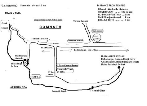 Where Is Somnath Temple In India Map United States Map