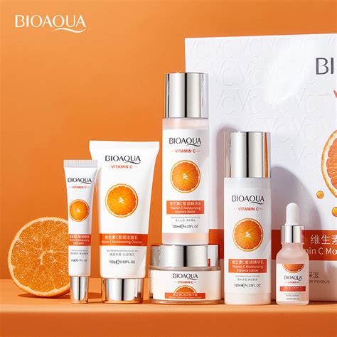 Kit Facial De Vitamina C Bioaqua 6 Productos Compra Maquillaje Al