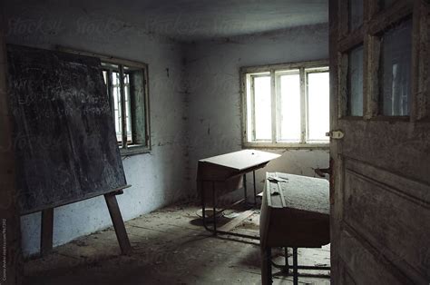 "Abandoned Old Haunted Classroom" by Stocksy Contributor "Cosma Andrei ...