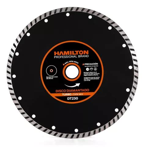 Disco Diamantado Turbo Mm Pulg Hamilton Dt