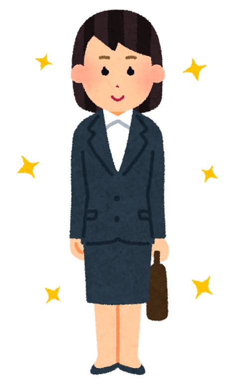 きれいなスーツを着た女性会社員のイラスト かわいいフリー素材集 いらすとや