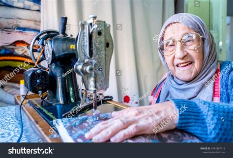 Muslim Women Sewing Images Stock Photos Vectors Shutterstock