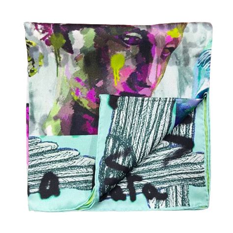 Foulards Imprim S Personnalis S Pour Artistes Sinosilk