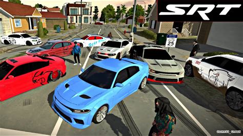 HELLCATS AND TRACKHAWK CAR MEET In Car Parking Multiplayer YouTube